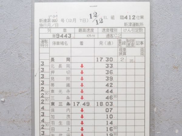 新津運転所 臨412仕業 揃い