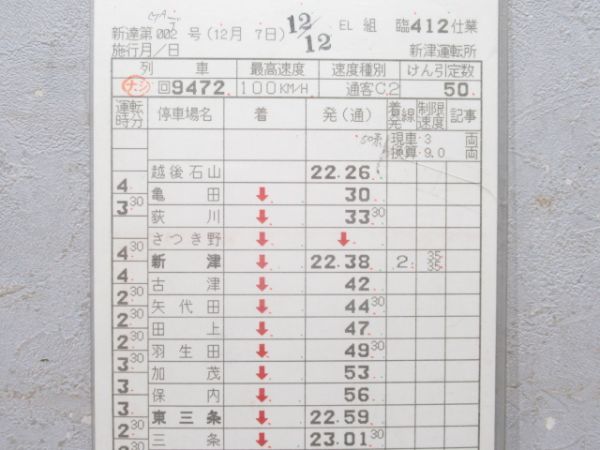 新津運転所 臨412仕業 揃い