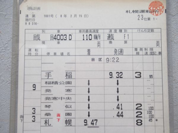 札幌運転所　23仕業「おおぞら」揃い