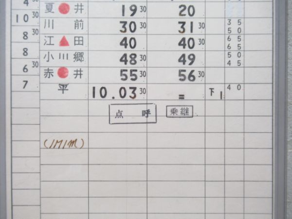 郡山区所磐越東線　501仕業揃い 通票表示入り