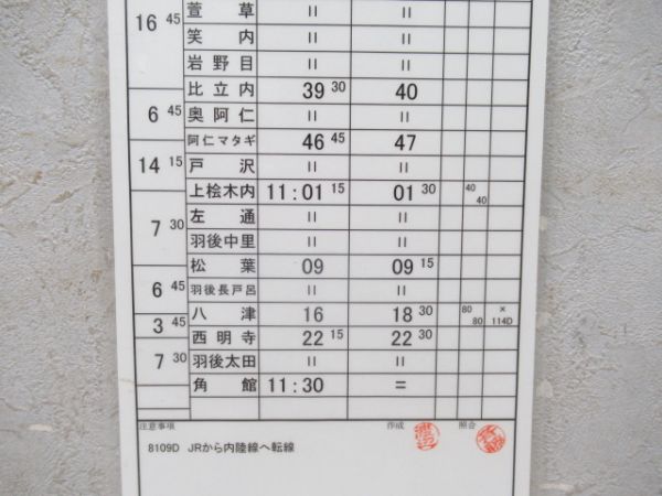 秋田内陸縦貫鉄道1仕業揃いとバラ1枚組