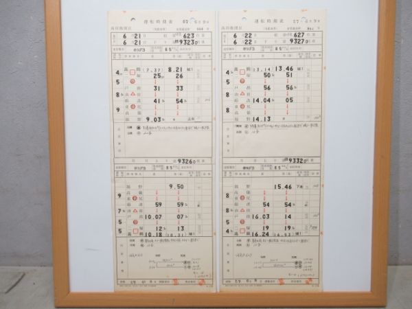 高岡機関区 城端線 ②仕業揃い (通票入り) 