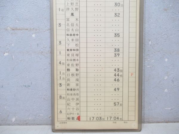 天王寺電車区 休23行路 (特急くろしお 入り)