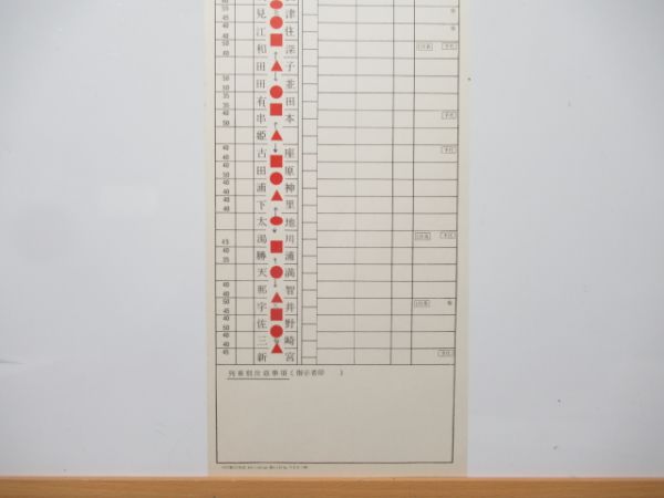 紀勢線など 未記入スタフ (通票入り)