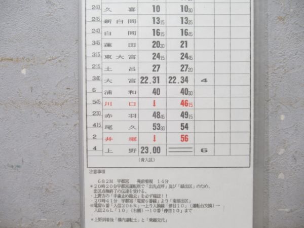 田端運転所　休休819行路揃い「北斗星6号」入り