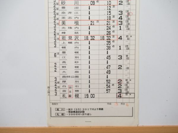 旭川運転所 18仕業 (特急ライラック→快速エアポート)