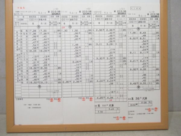 福島運転所 203行路 揃い (急行 八甲田)