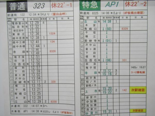 富山地方鉄道　バラ4枚組(快速急行入り)