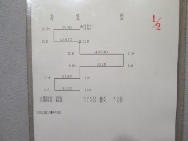 徳島運転所 32行路 揃い