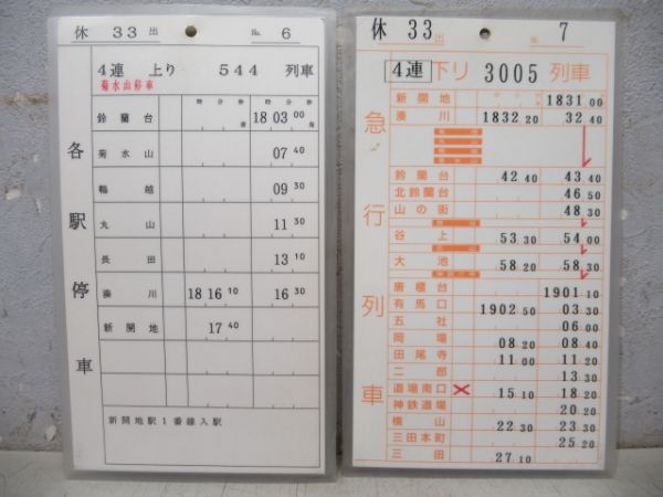 神戸電鉄 休33 揃い (快速・急行 入り)