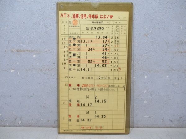 稚内運転区 610仕業 揃い (通票表示 入り)