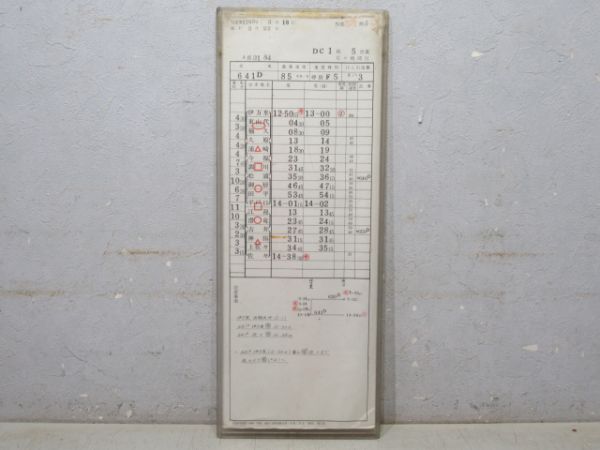 佐々機関区 DC 5仕業 (通票表示 入り)