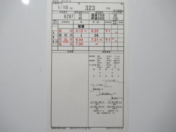 稲沢機関区 臨323仕業 揃い