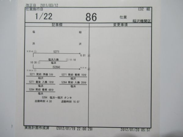 稲沢機関区 86仕業 揃い