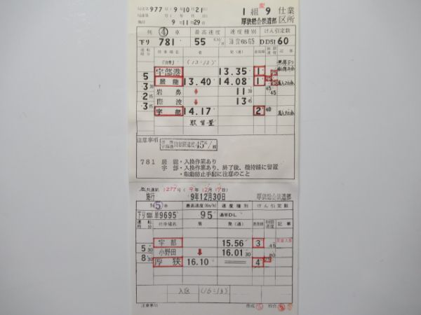 厚狭総合鉄道部 変9仕業