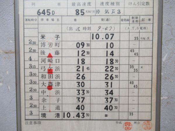 米子運転所　バラ2仕業