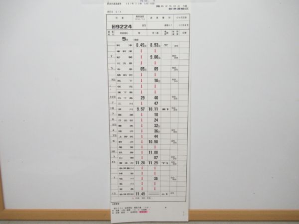 新津運輸区　臨B2504行路揃い「DD51」
