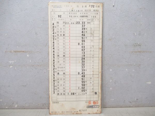 稲沢第二機関区　EL3組B72仕業