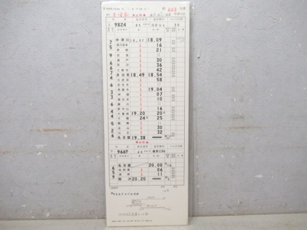 中津川区　603仕業