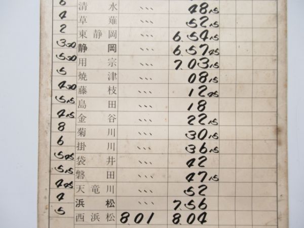 浜松区　特通貨