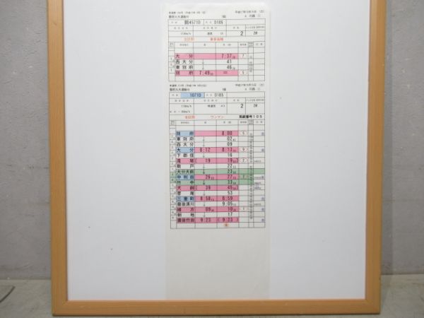 豊肥久大運輸センター 4行路 (特急 九州横断特急)
