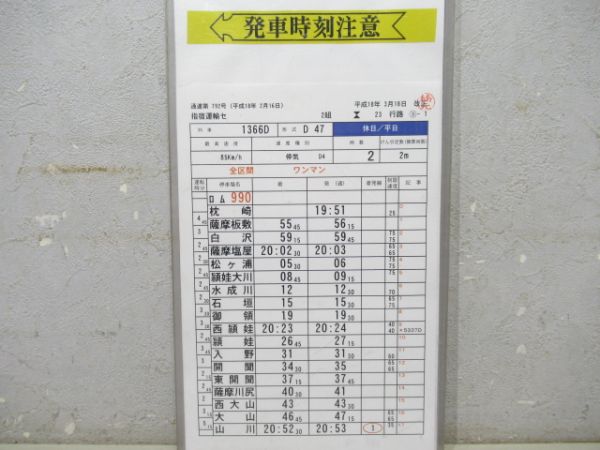 指宿運輸センター 23行路