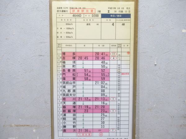 直方運輸センター 28行路