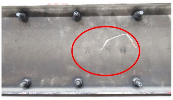 ブロックナンバー 「DD51 1055」 (北斗星色)