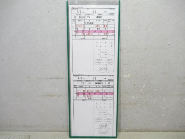 門司機関区　ED4組 変41仕業揃い「寝台特急なは・あかつき」入り