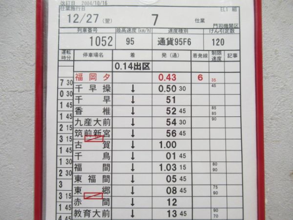 門司機関区　EL1組7仕業揃い「寝台特急なは・あかつき」入り