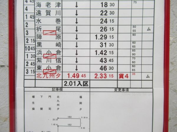門司機関区　EL1組7仕業揃い「寝台特急なは・あかつき」入り