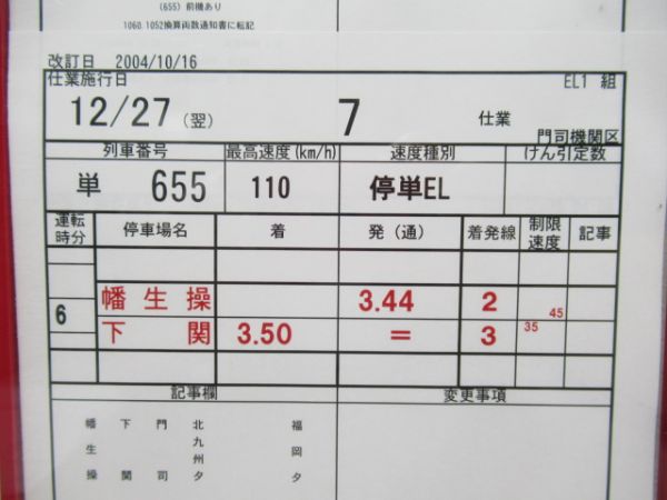 門司機関区　EL1組7仕業揃い「寝台特急なは・あかつき」入り