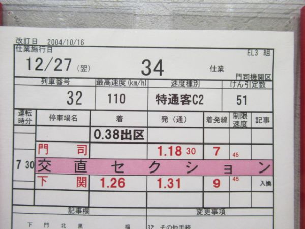 門司機関区　EL3組34仕業揃い「寝台特急彗星・なは・あかつき」入り