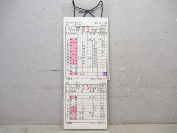 豊橋運輸区　臨B403行路揃い「119系」