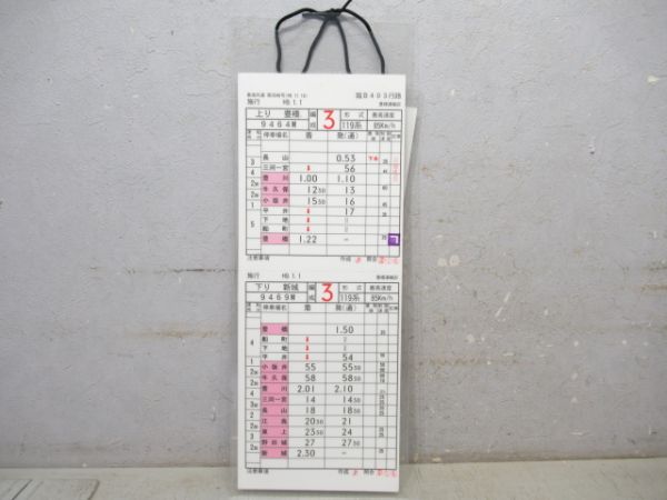 豊橋運輸区　臨B403行路揃い「119系」