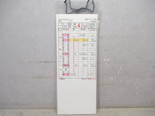 豊橋運輸区　臨B451行路揃い「117系」