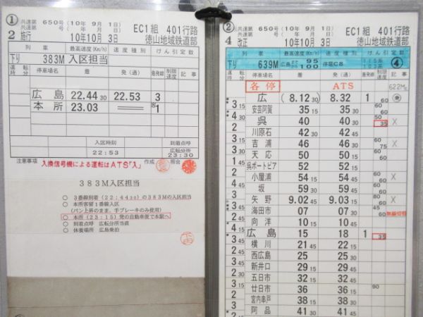 徳山地域鉄道部　EC1組401行路揃い「115系」