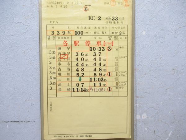 長崎運転所　EC2組B33仕業揃い「特急かもめ」入り