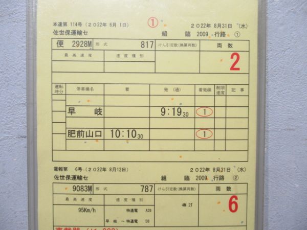 佐世保運輸センター 臨2009行路 揃い (36ぷらす3)