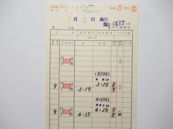 門司機関区 臨AB 337仕業 (あかつき・彗星)