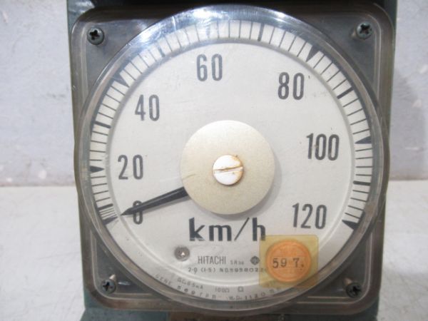 EF60速度計　日立製作所