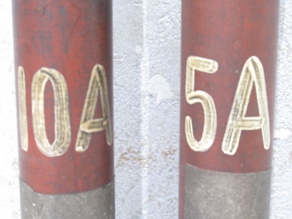 EF60高圧筒型ヒューズ 30A・10A・5A　3本組