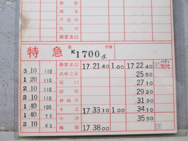 阪急神戸線 特急・急行 2枚組 (旧タイプ)
