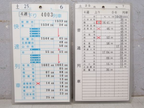 神戸電鉄 土25 揃い (快速 入り)