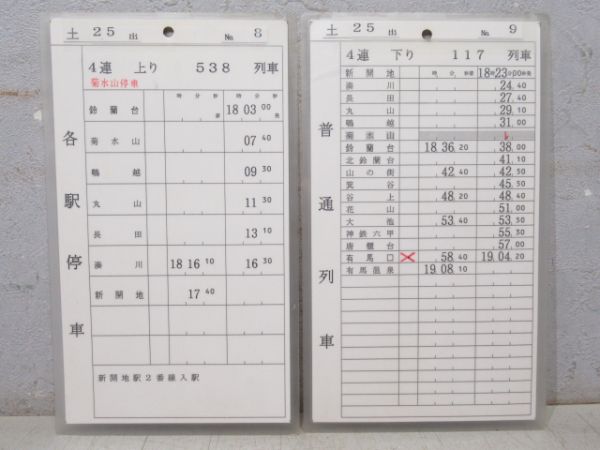 神戸電鉄 土25 揃い (快速 入り)