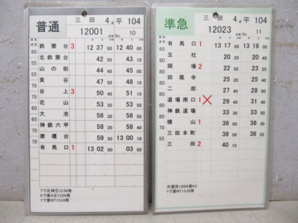 神戸電鉄 平104 揃い (急行 入り)