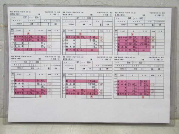 鹿児島新幹線運輸センター 4行路