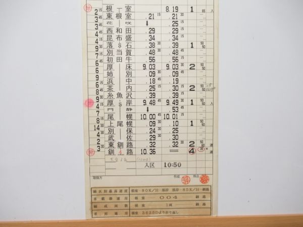 花咲運輸営業所 6仕業