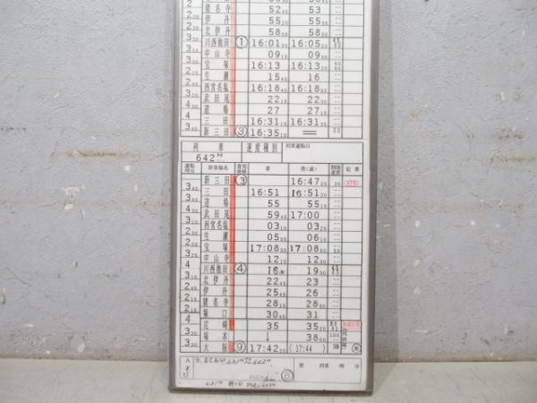 篠山口鉄道部 1行路 揃い (特急 北近畿)