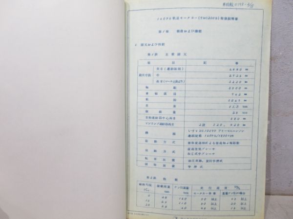 「160PS 軌道モータカー」 取扱説明書・整備基準 2冊組